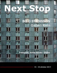 Front cover for the book Next Stop by Bo G Svensson