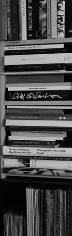 Photo of some photo books from the collection of Bo G Svensson